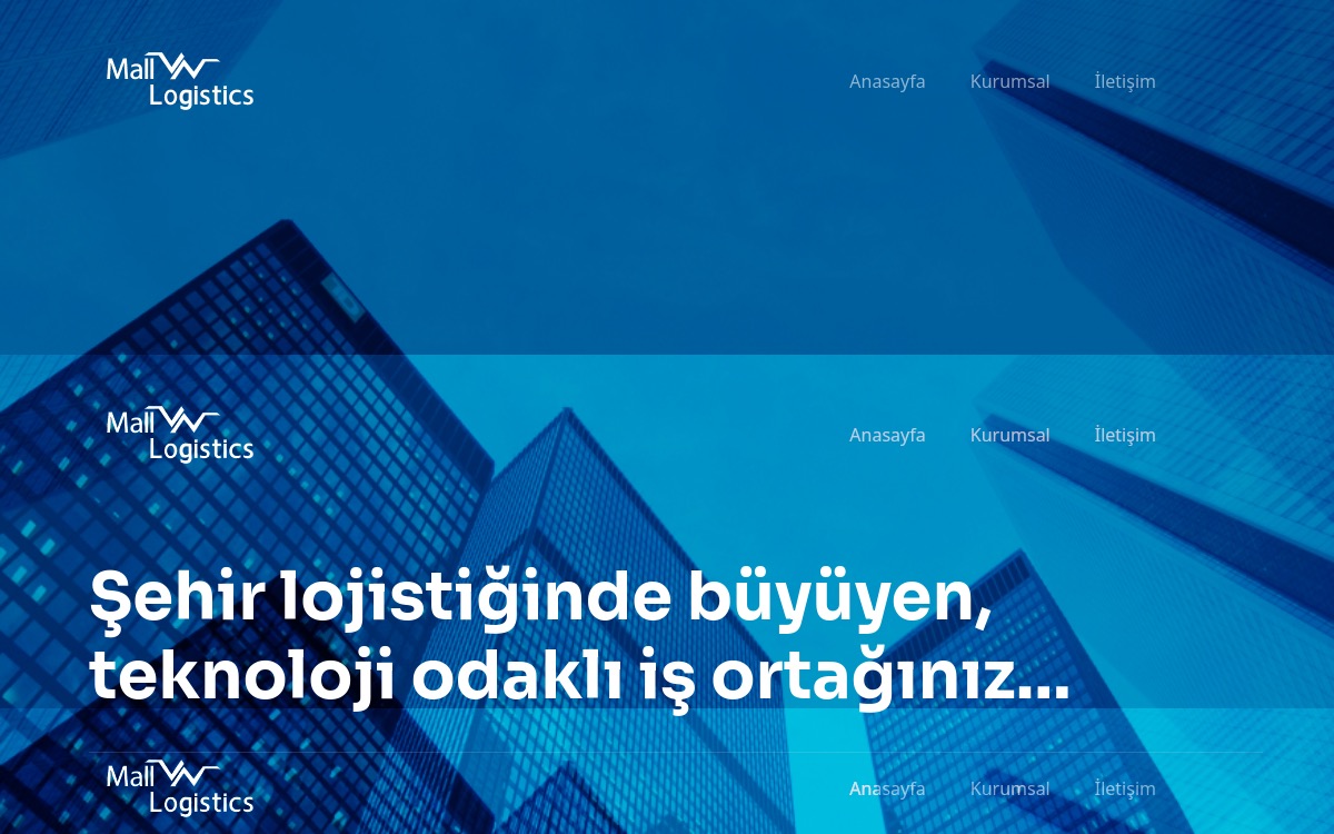 Mall Logistics website screenshot